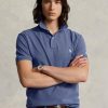Blue Men’s Ralph Lauren Custom Slim Fit Mesh Polo Shirts Blue Men’s Ralph Lauren Custom Slim Fit Mesh Polo Shirts