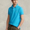 Blue Men’s Ralph Lauren Custom Slim Fit Mesh Polo Shirts Blue Men’s Ralph Lauren Custom Slim Fit Mesh Polo Shirts