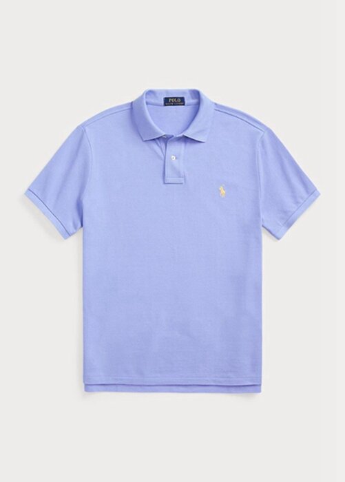 Blue Men’s Ralph Lauren Custom Slim Fit Mesh Polo Shirts Blue Men’s Ralph Lauren Custom Slim Fit Mesh Polo Shirts
