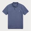Blue Men’s Ralph Lauren Custom Slim Fit Mesh Polo Shirts Blue Men’s Ralph Lauren Custom Slim Fit Mesh Polo Shirts