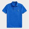 Blue Men’s Ralph Lauren Custom Slim Fit Mesh Polo Shirts Blue Men’s Ralph Lauren Custom Slim Fit Mesh Polo Shirts