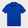 Blue Men’s Ralph Lauren Custom Slim Fit Mesh Polo Shirts