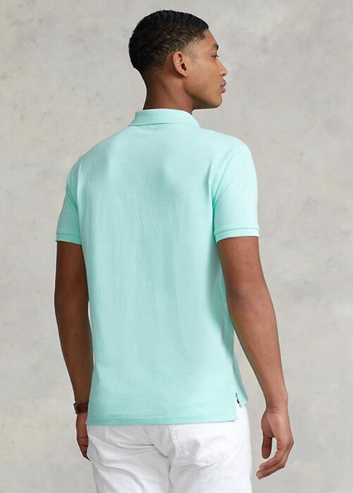 Blue Men’s Ralph Lauren Custom Slim Fit Mesh Polo Shirts Blue Men’s Ralph Lauren Custom Slim Fit Mesh Polo Shirts