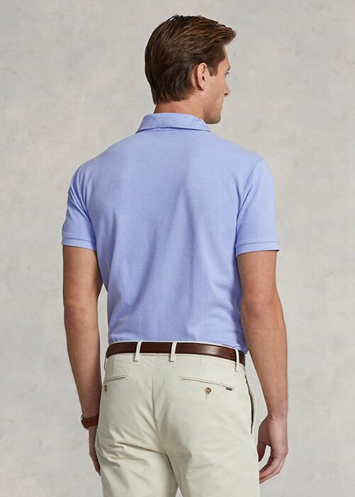 Blue Men’s Ralph Lauren Custom Slim Fit Mesh Polo Shirts Blue Men’s Ralph Lauren Custom Slim Fit Mesh Polo Shirts