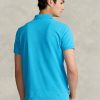Blue Men’s Ralph Lauren Custom Slim Fit Mesh Polo Shirts Blue Men’s Ralph Lauren Custom Slim Fit Mesh Polo Shirts