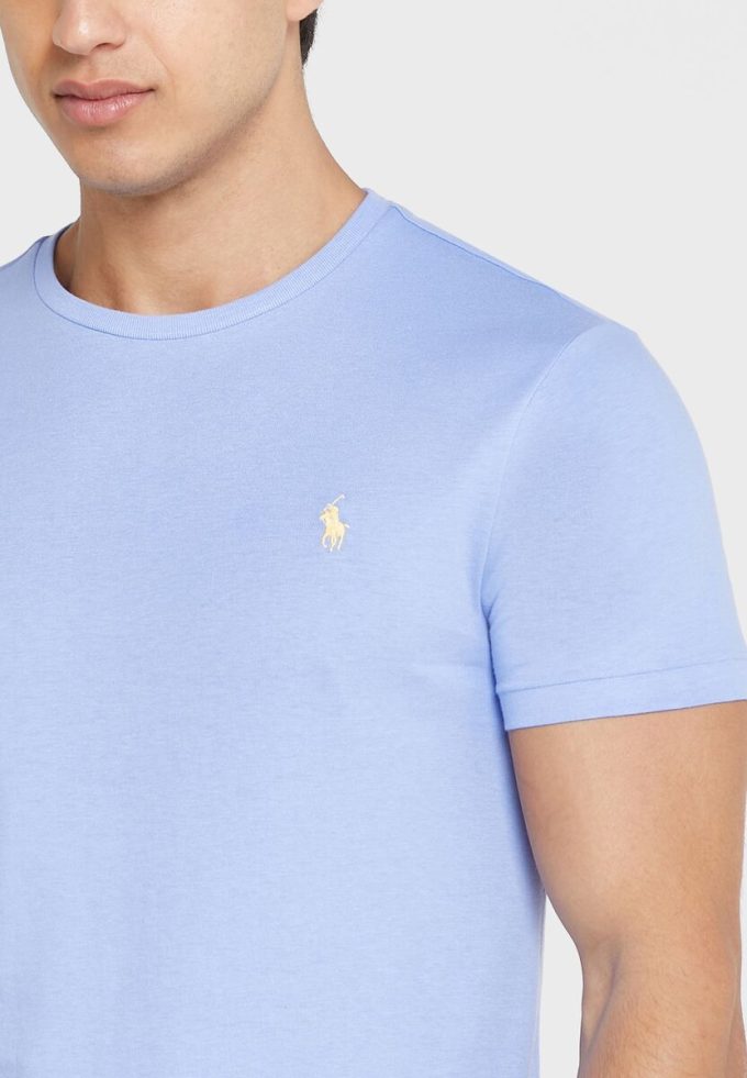 Blue Men’s Ralph Lauren Essential Crew Neck T Shirts