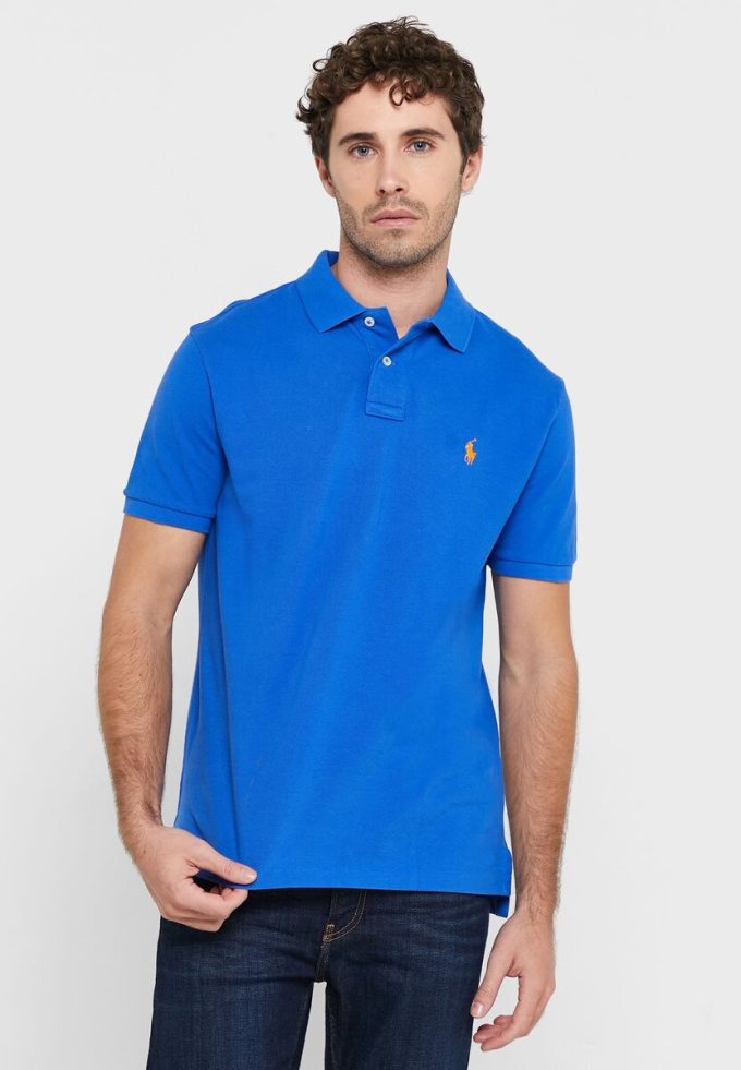 Blue Men’s Ralph Lauren Essential Polo Shirts