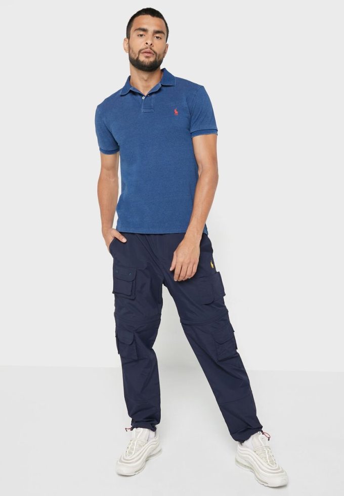 Blue Men’s Ralph Lauren Essential Polo Shirts
