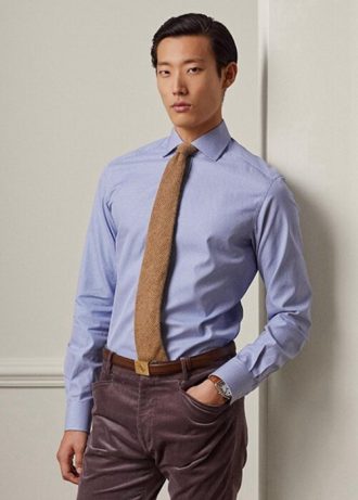 Blue Men’s Ralph Lauren Gingham Formal   Shirts