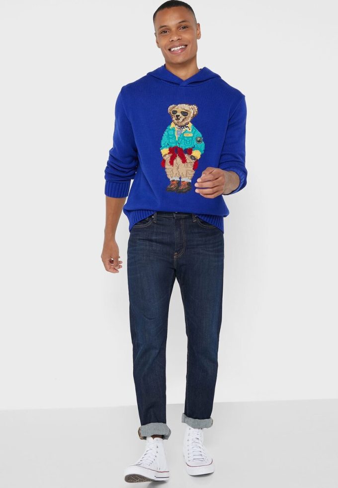 Blue Men’s Ralph Lauren Graphic Hoodie