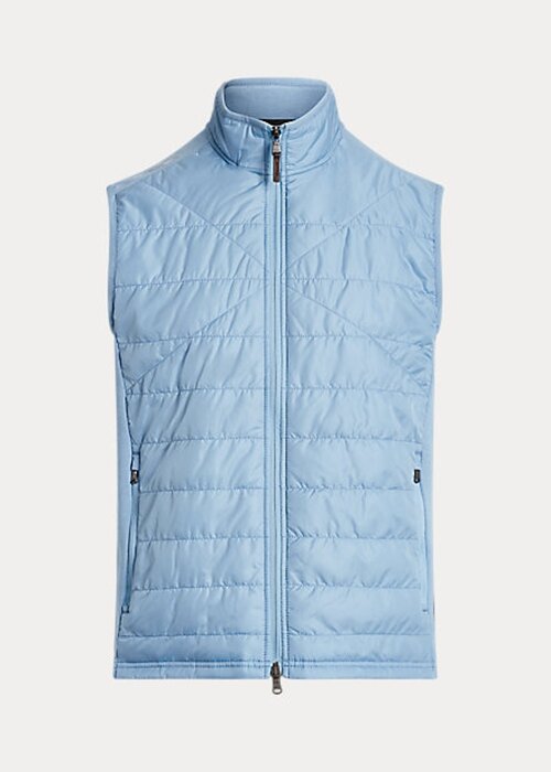 Blue Men’s Ralph Lauren Hybrid Mockneck Vest Blue Men’s Ralph Lauren Hybrid Mockneck Vest