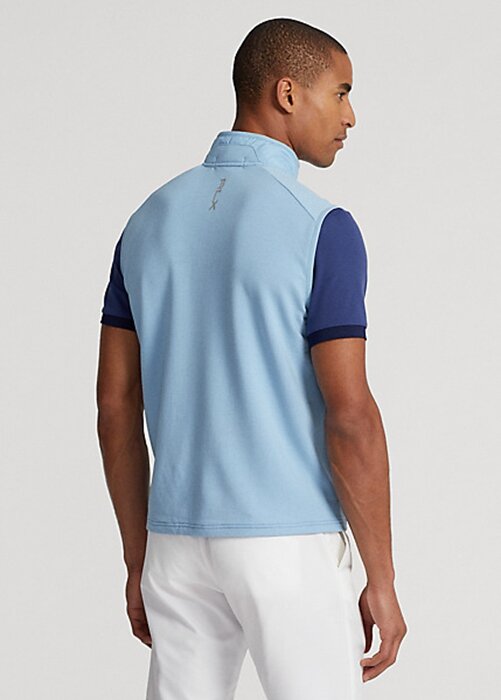 Blue Men’s Ralph Lauren Hybrid Mockneck Vest Blue Men’s Ralph Lauren Hybrid Mockneck Vest