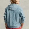 Blue Men’s Ralph Lauren Indigo Chambray Hooded Jackets Blue Men’s Ralph Lauren Indigo Chambray Hooded Jackets