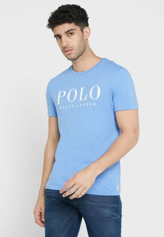 Blue Men’s Ralph Lauren Logo Crew Neck T Shirts