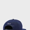 Blue Men’s Ralph Lauren Logo Curved Peak Hats