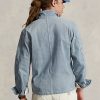 Blue Men’s Ralph Lauren Micro-Check Indigo Denim Jackets