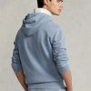 Blue Men’s Ralph Lauren Organic Cotton Fleece  Hoodie