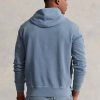 Blue Men’s Ralph Lauren Organic Cotton Fleece  Hoodie