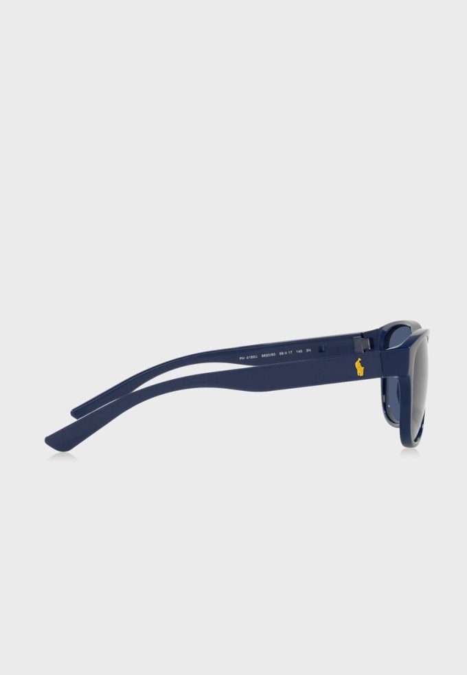 Blue Men’s Ralph Lauren Oval Sunglasses