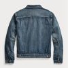 Blue Men’s Ralph Lauren Overdale Indigo Denim Trucker Jackets Blue Men’s Ralph Lauren Overdale Indigo Denim Trucker Jackets