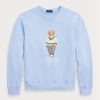 Blue Men’s Ralph Lauren Polo Bear Fleece  Sweatshirt