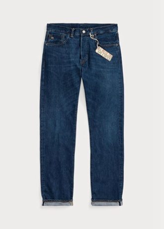 Blue Men’s Ralph Lauren Slim Fit Eastridge Selvedge  Jeans
