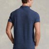 Blue Men’s Ralph Lauren Slim Fit Mesh Polo Shirts Blue Men’s Ralph Lauren Slim Fit Mesh Polo Shirts