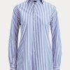 Blue Women’s Ralph Lauren Adrien Striped Cotton Shirts Blue Women’s Ralph Lauren Adrien Striped Cotton Shirts