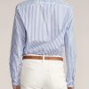 Blue Women’s Ralph Lauren Adrien Striped Cotton Shirts Blue Women’s Ralph Lauren Adrien Striped Cotton Shirts