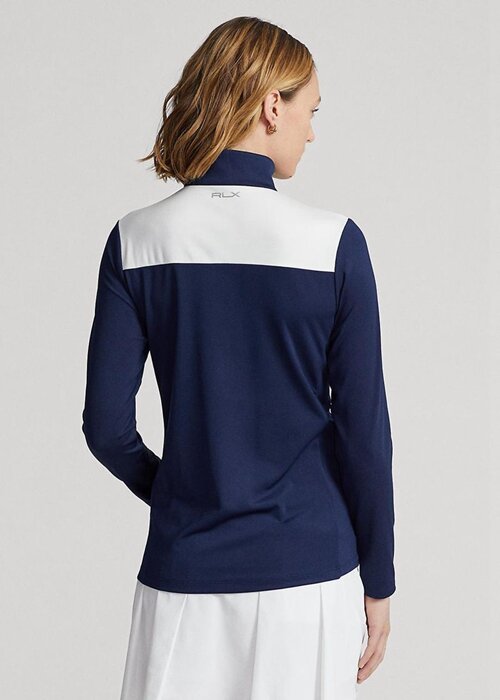 Blue Women’s Ralph Lauren Chevron-stripe Quarter-zip Pullover Sweatshirts Blue Women’s Ralph Lauren Chevron-stripe Quarter-zip Pullover Sweatshirts