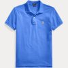 Blue Women’s Ralph Lauren Classic Fit Mesh Polo Shirts