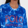Blue Women’s Ralph Lauren Crew Neck Knitted Sweatshirts