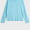 Blue Women’s Ralph Lauren Crew Neck T Shirts