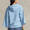 Blue Women’s Ralph Lauren Cutoff-cuff Fleece Hoodie Blue Women’s Ralph Lauren Cutoff-cuff Fleece Hoodie