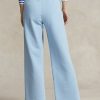 Blue Women’s Ralph Lauren Cutoff-Hem Fleece Sweatpants