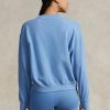 Blue Women’s Ralph Lauren Fleece Crewneck Sweatshirts Blue Women’s Ralph Lauren Fleece Crewneck Sweatshirts