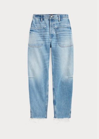 Blue Women’s Ralph Lauren High-rise Tapered Fit Jeans Blue Women’s Ralph Lauren High-rise Tapered Fit Jeans