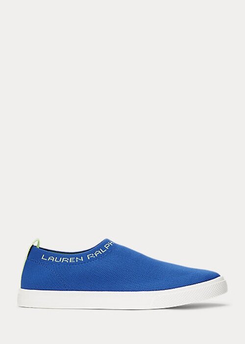 Blue Women’s Ralph Lauren Jordyn Slip-On Sneakers Blue Women’s Ralph Lauren Jordyn Slip-On Sneakers