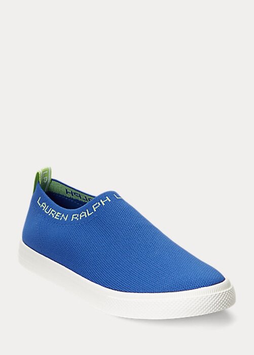 Blue Women’s Ralph Lauren Jordyn Slip-On Sneakers Blue Women’s Ralph Lauren Jordyn Slip-On Sneakers