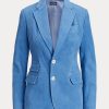 Blue Women’s Ralph Lauren Lambskin Suede Blazers Blue Women’s Ralph Lauren Lambskin Suede Blazers