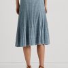 Blue Women’s Ralph Lauren Linen-cotton Knit Skirts