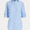 Blue Women’s Ralph Lauren Linen Shirts Blue Women’s Ralph Lauren Linen Shirts