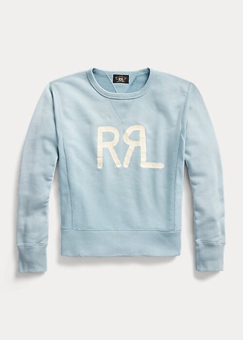 Blue Women’s Ralph Lauren Logo French Terry Crewneck Sweatshirts Blue Women’s Ralph Lauren Logo French Terry Crewneck Sweatshirts