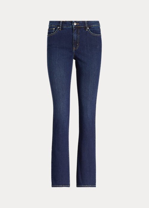 Blue Women’s Ralph Lauren Mid-Rise Straight Jeans Blue Women’s Ralph Lauren Mid-Rise Straight Jeans