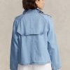 Blue Women’s Ralph Lauren Oversize Boxy Fit Denim Coats