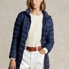 Blue Women’s Ralph Lauren Packable Quilted Taffeta Coats