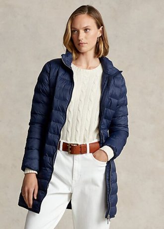 Blue Women’s Ralph Lauren Packable Quilted Taffeta Coats