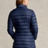 Blue Women’s Ralph Lauren Packable Quilted Taffeta Coats