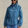 Blue Women’s Ralph Lauren Packable Translucent Ripstop  Windbreaker