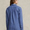 Blue Women’s Ralph Lauren Relaxed Fit Striped Linen Shirts Blue Women’s Ralph Lauren Relaxed Fit Striped Linen Shirts
